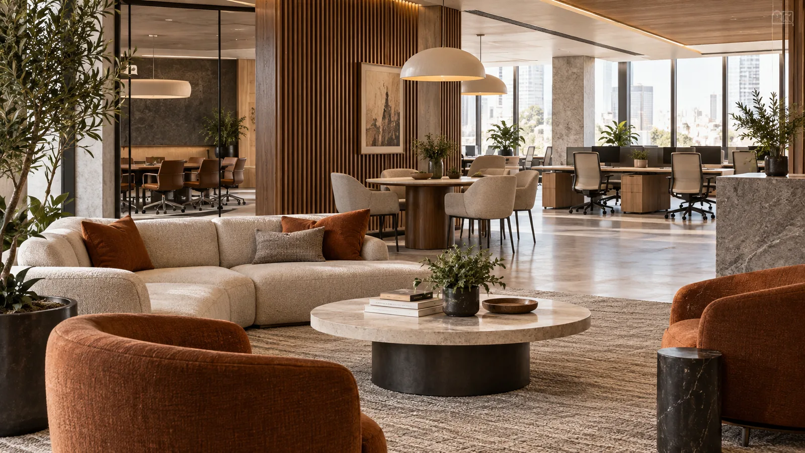 Conceptual office lounge application